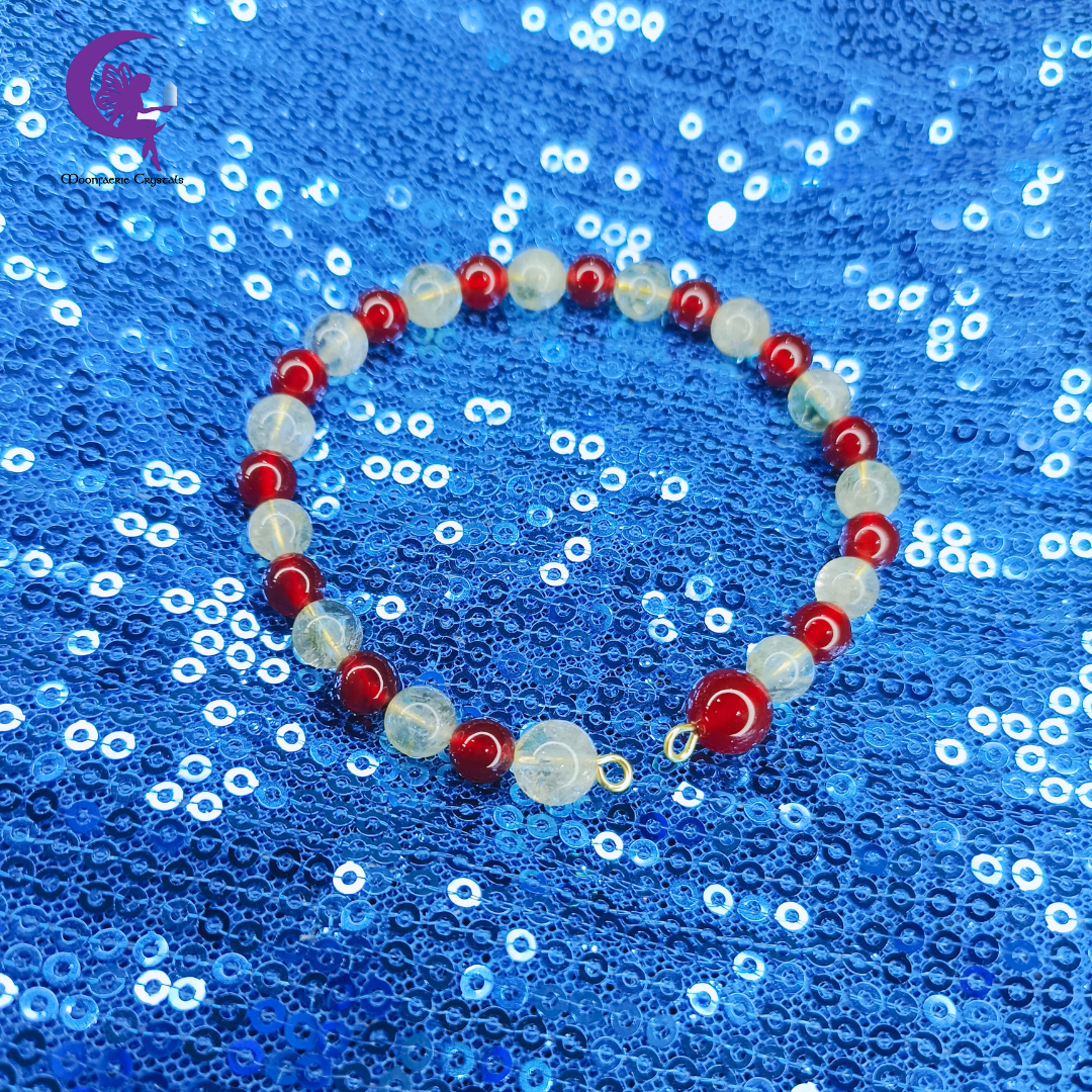 Sunfire Bangle - Carnelian & Citrine