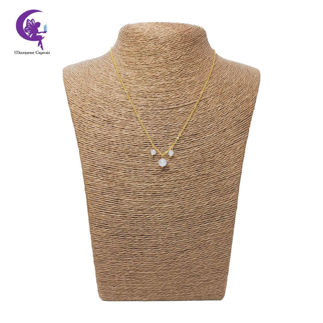 Rose Quartz Morning Mist Necklace