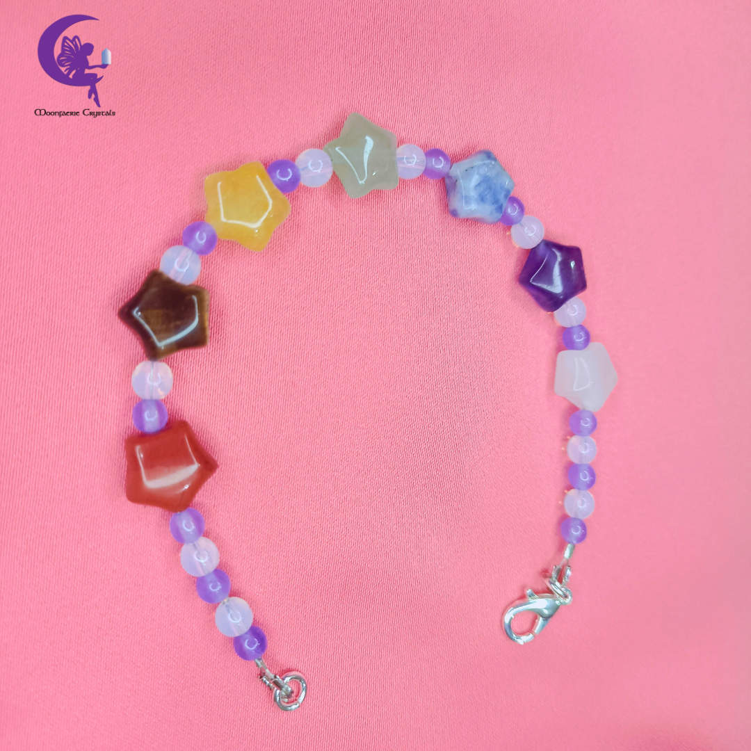 Seven Chakra Stars Bracelet