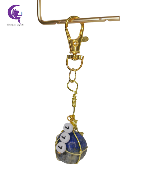 777 Wisdom Keyring – Lapis Lazuli