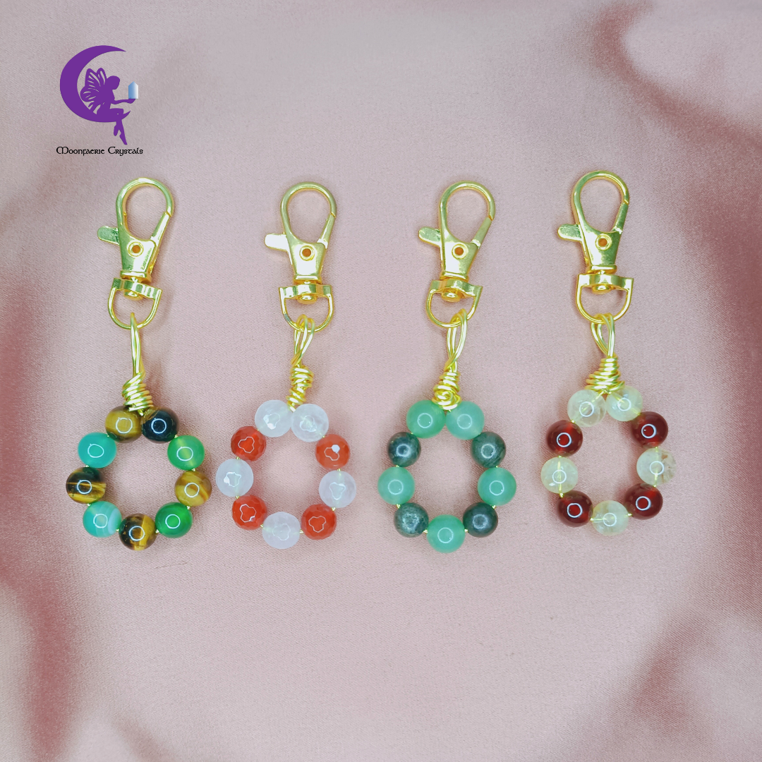 Circle of Life Crystal Keyring Collection
