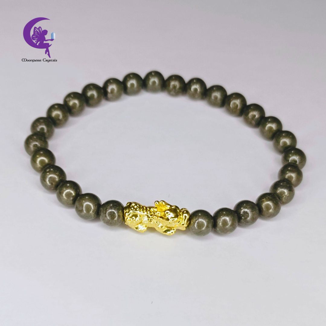 Pi Xiu Pyrite – Prosperity, Confidence & Protection Bracelet