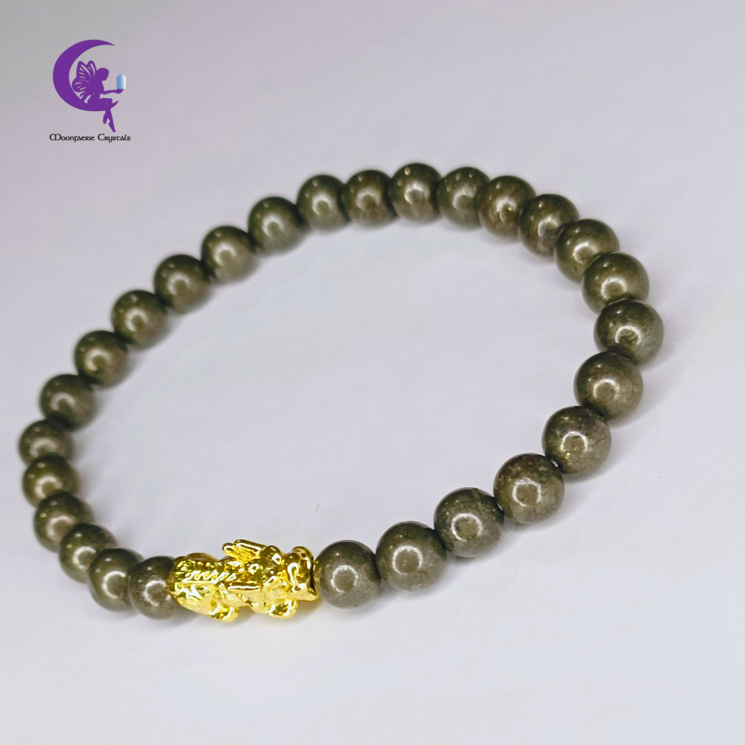 Pi Xiu Pyrite – Prosperity, Confidence & Protection Bracelet