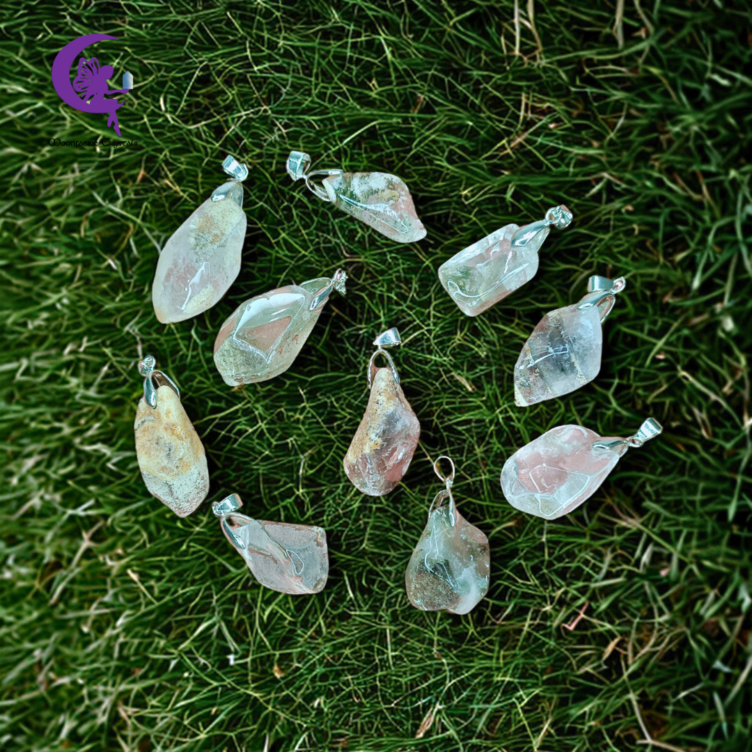 Lodolite Quartz Pendant – One Crystal, Infinite Inner Worlds