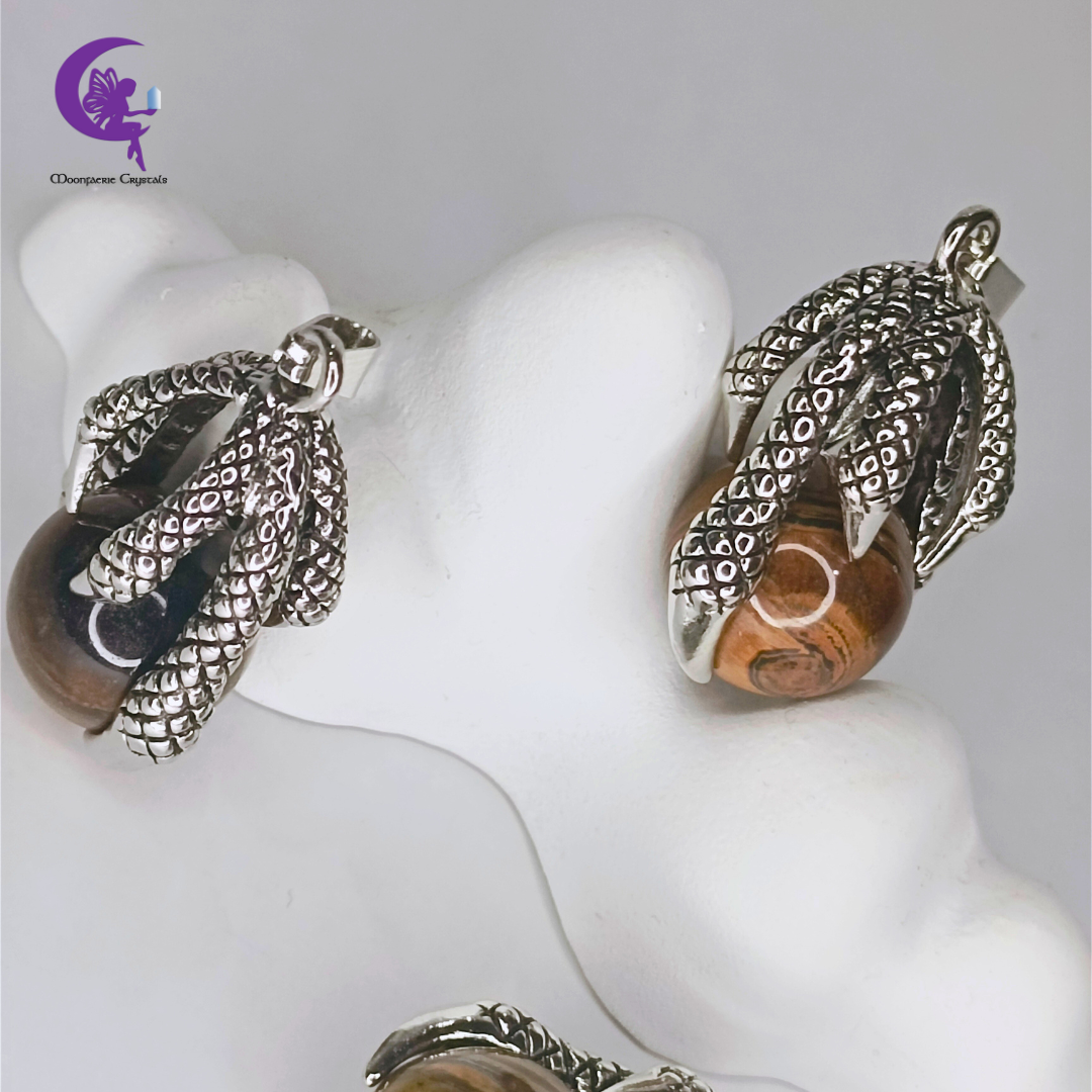 Falcon Grip Tiger’s Eye Pendant