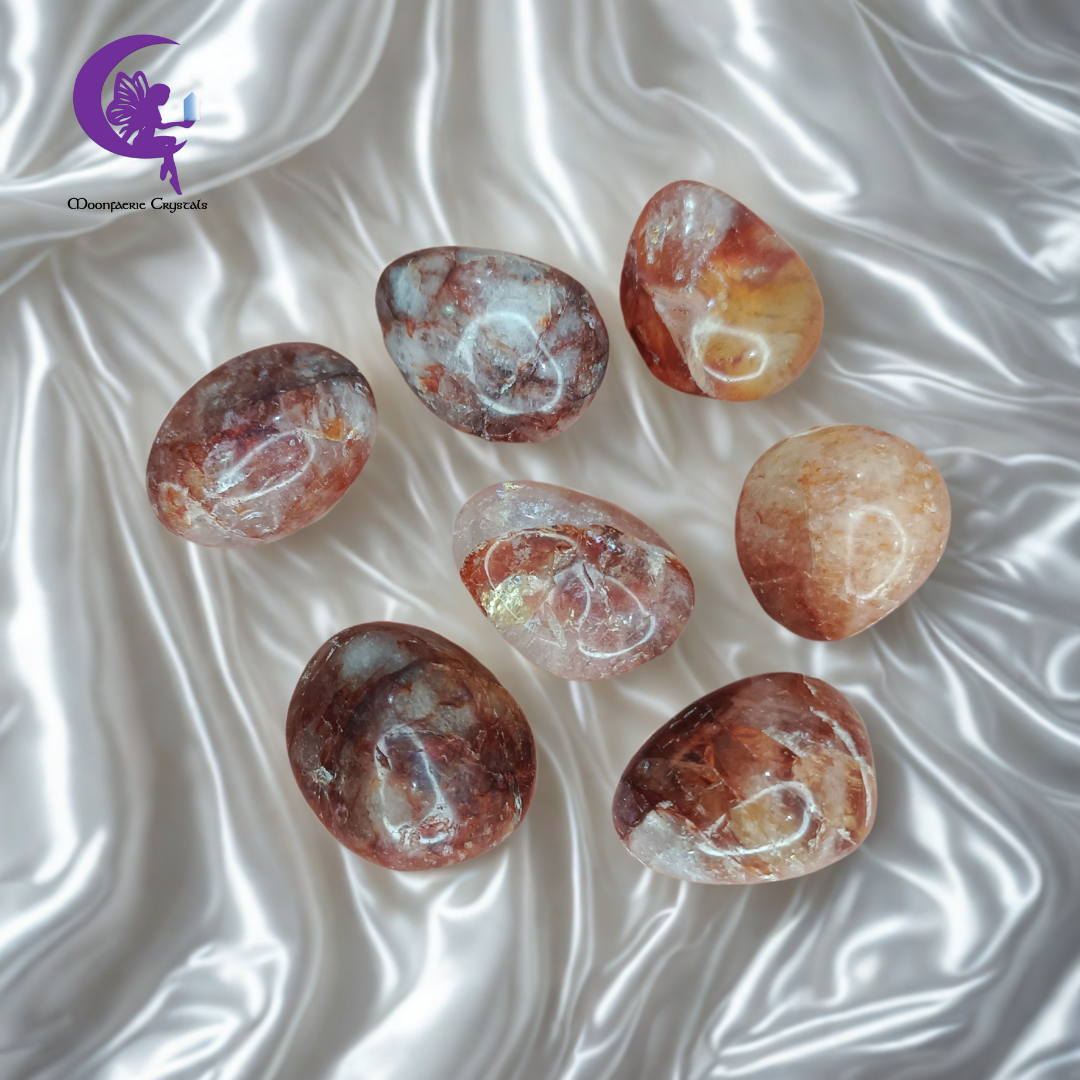 Fire Quartz Tumbled Stone
