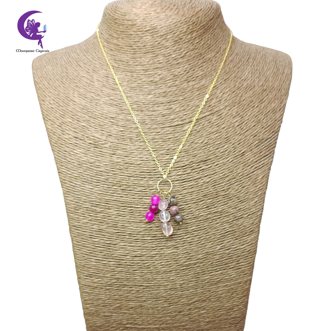 Strawberry Love Bouquet Necklace