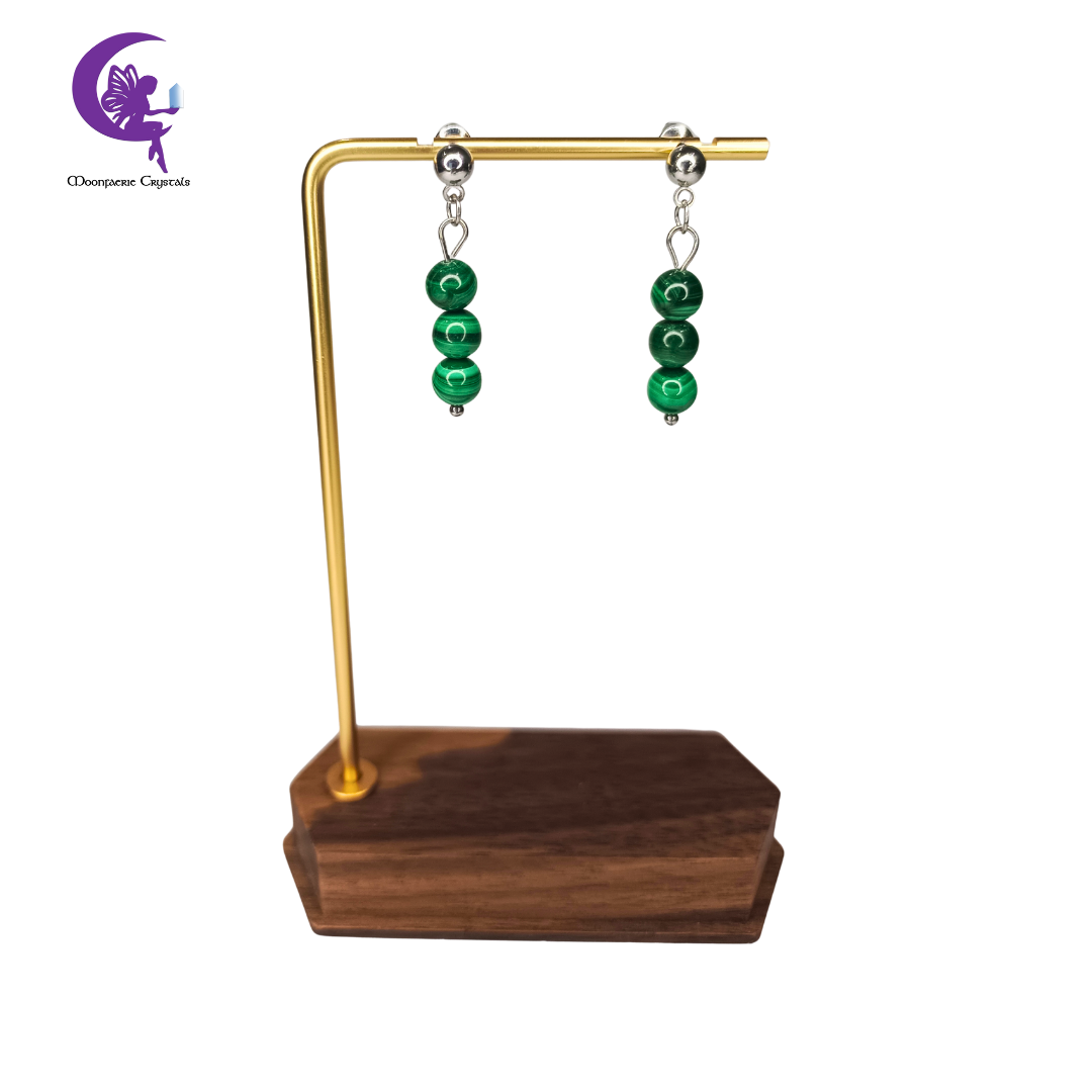 Malachite Earrings