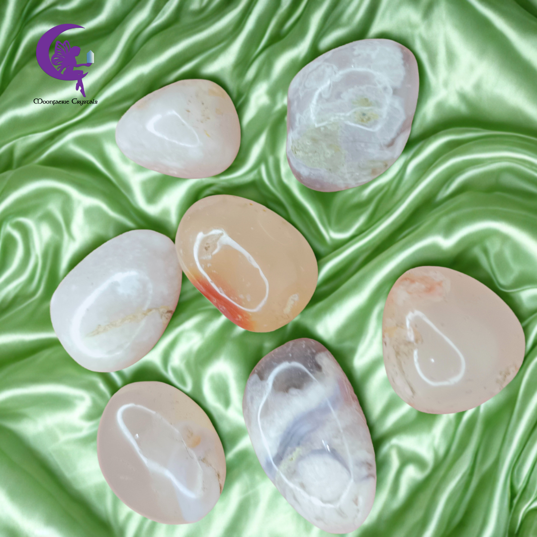 Cherry Agate Tumbled Stone