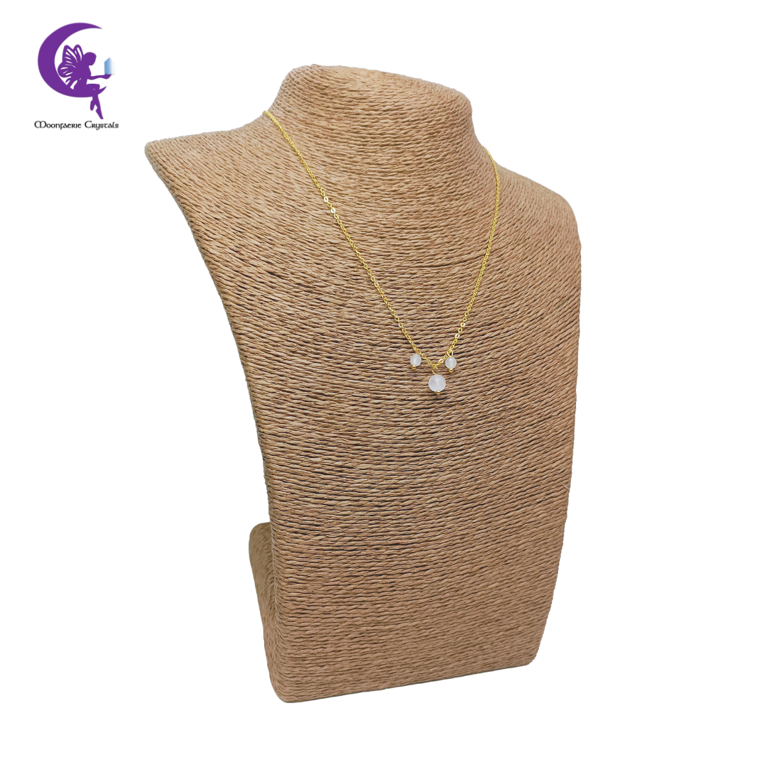 Rose Quartz Morning Mist Necklace