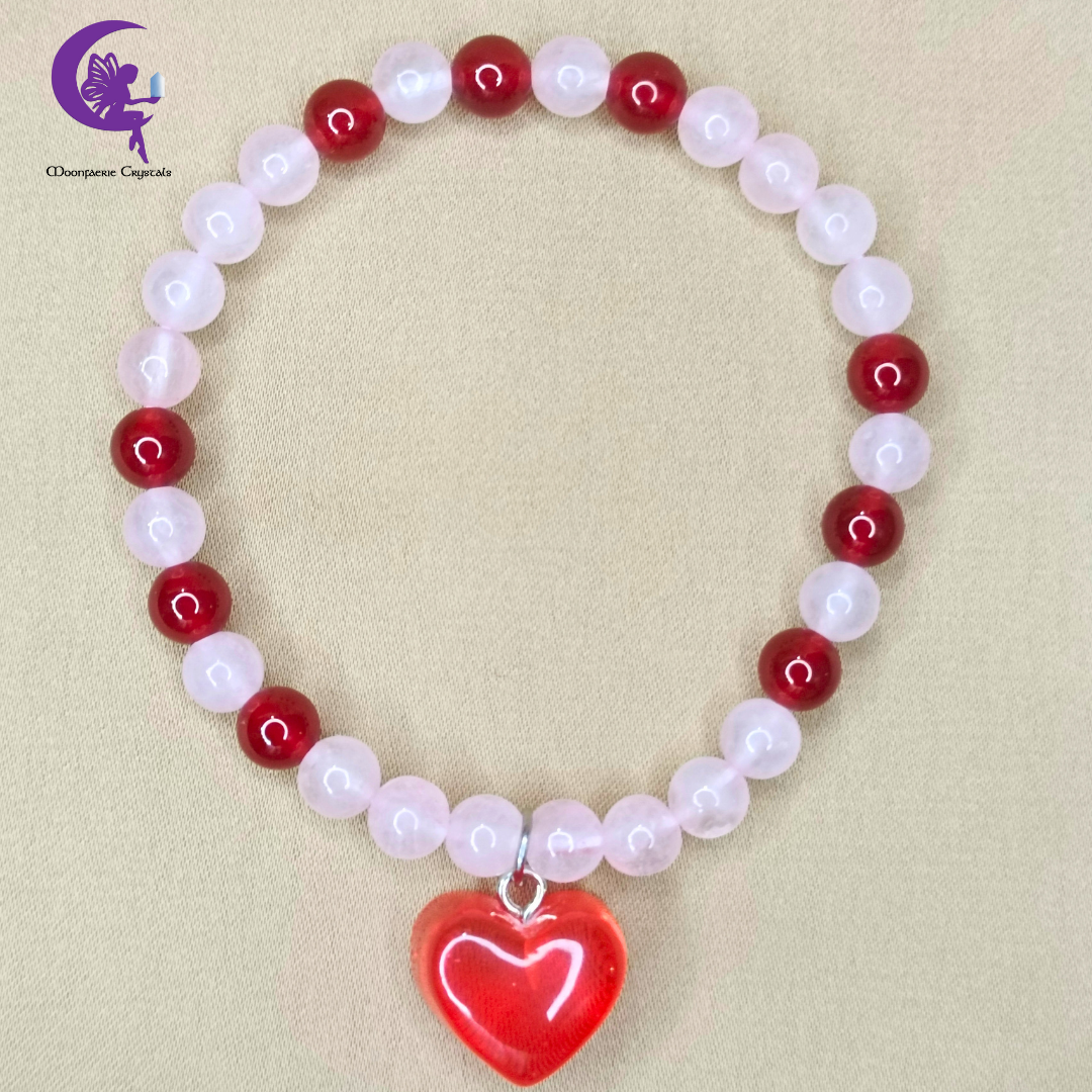 Unconditonal Love - Rose Quartz & Carnelian
