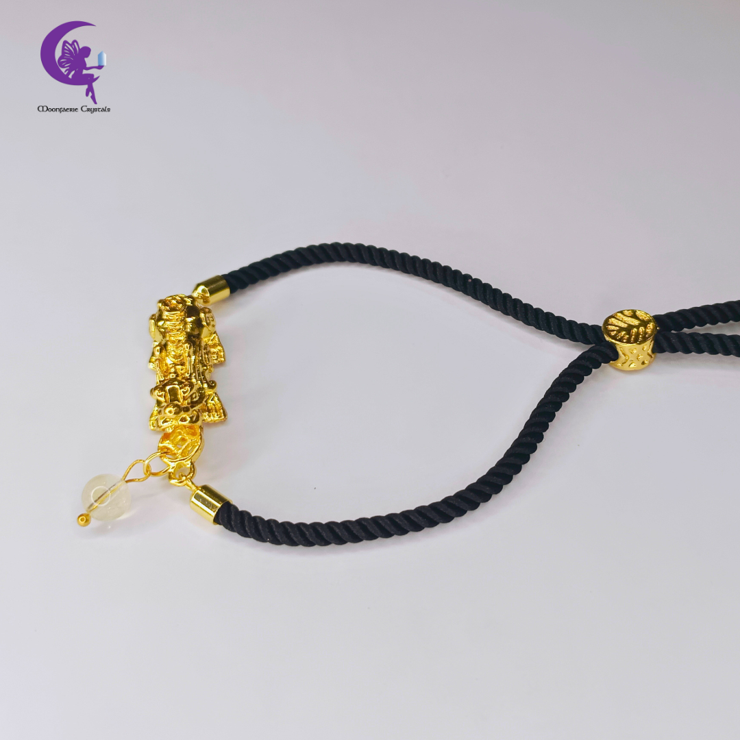 Pi Xiu Citrine Adjustable Bolo Bracelet – Prosperity, Happiness & Turning Desires into Reality