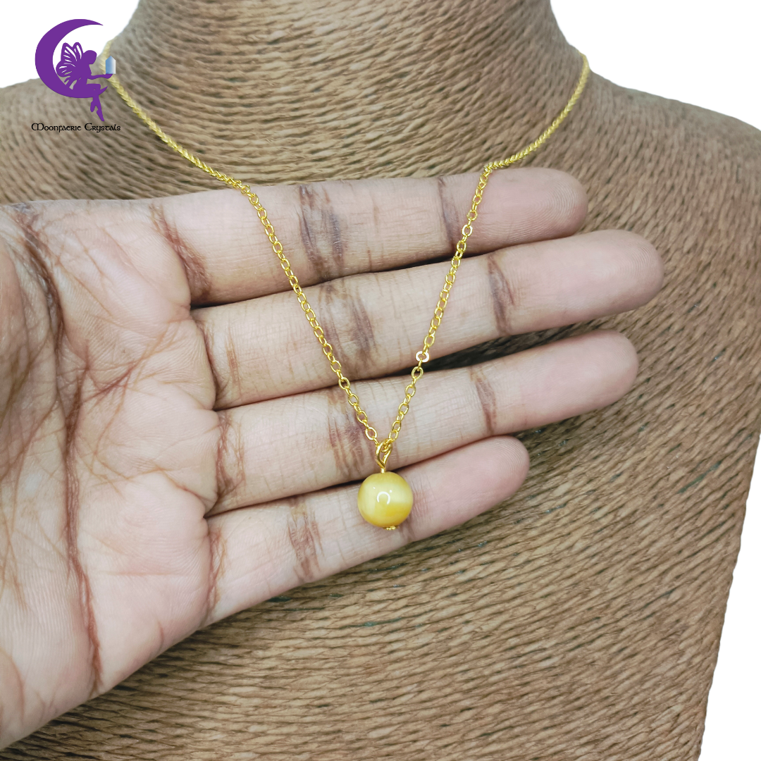 Gold Tiger’s Eye Necklace
