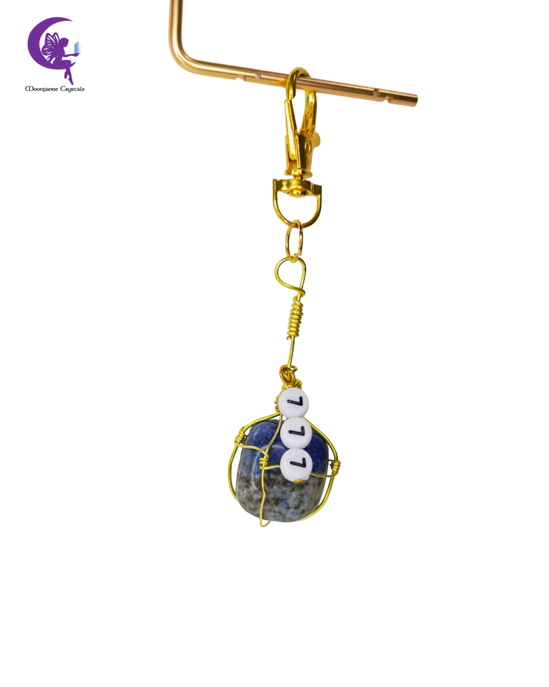 777 Wisdom Keyring – Lapis Lazuli