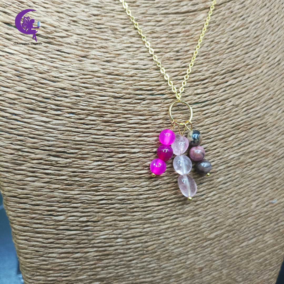Strawberry Love Bouquet Necklace