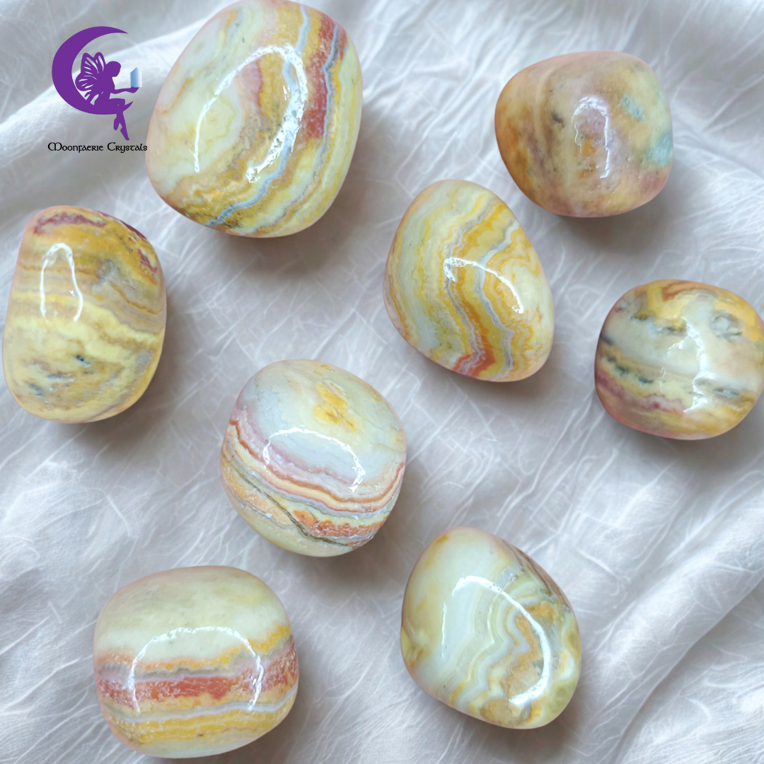 Crazy Lace Agate Tumbled Stone