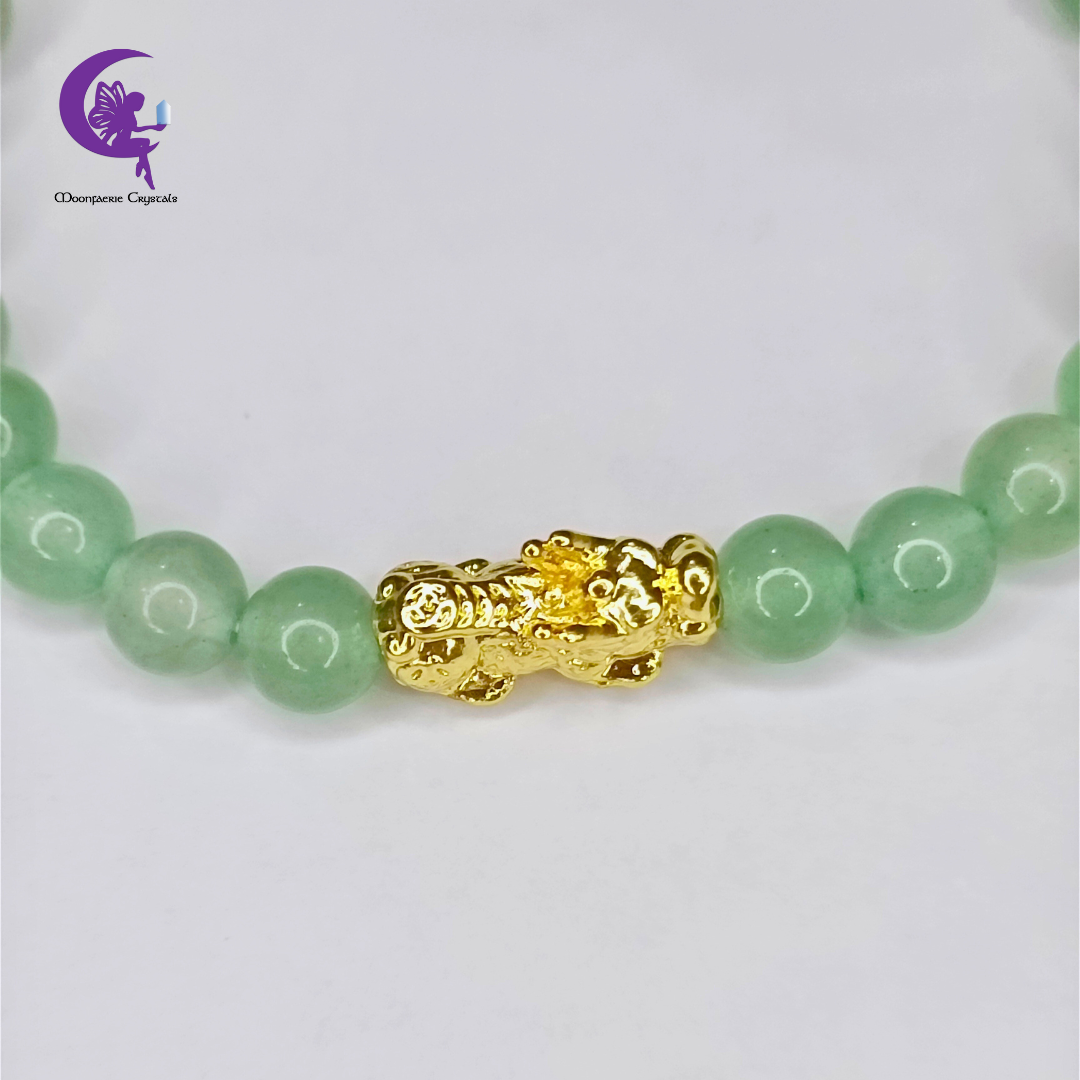 Pi Xiu Green Aventurine – Money Magnet & Financial Security Bracelet