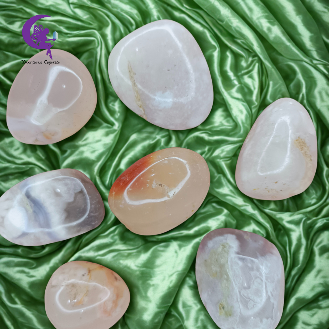 Cherry Agate Tumbled Stone