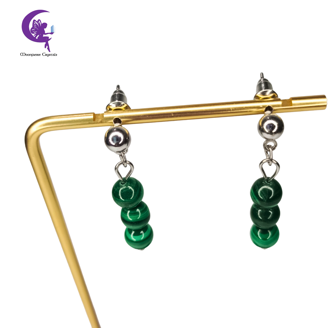 Malachite Earrings