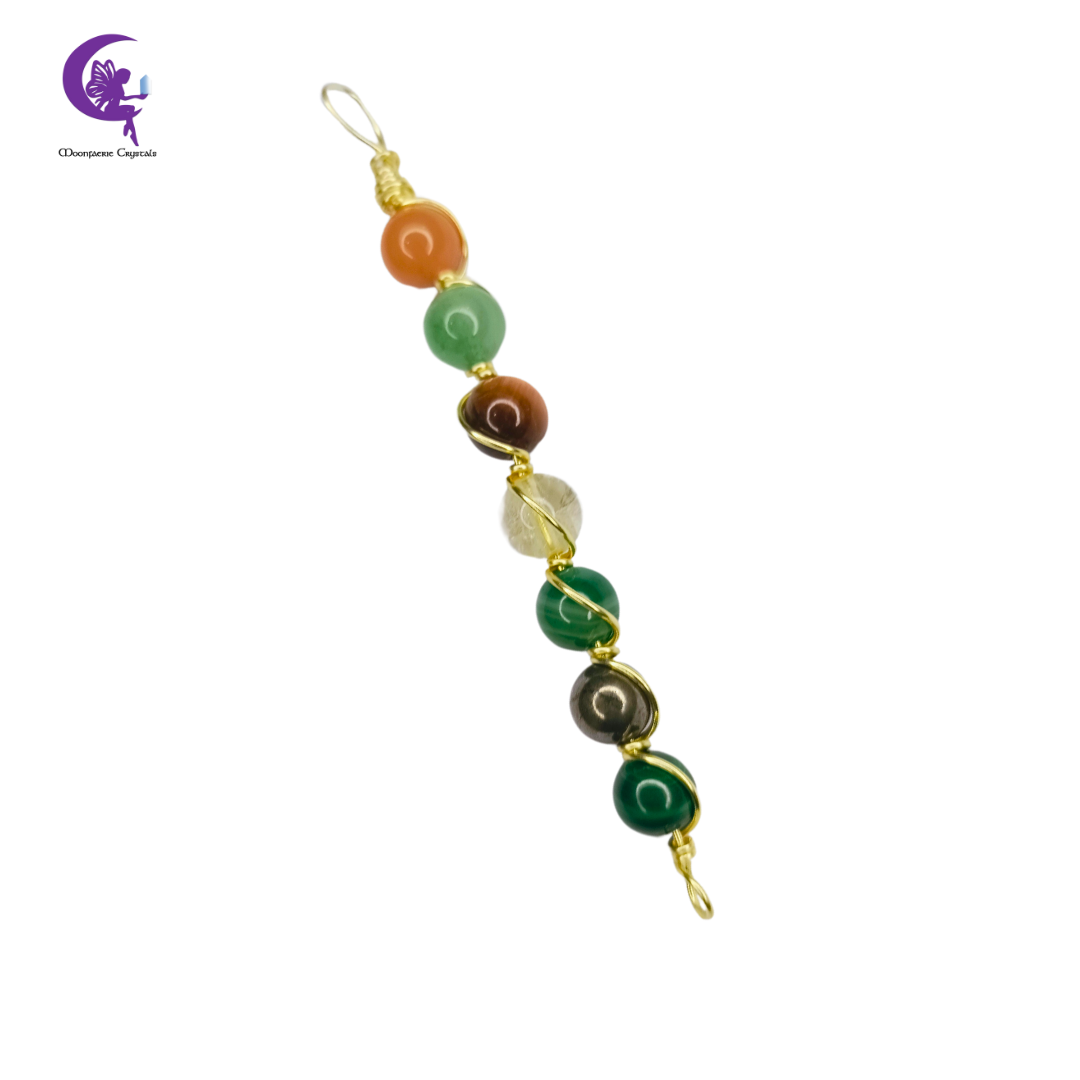 7x Abundance Wire Wrapped Pendant