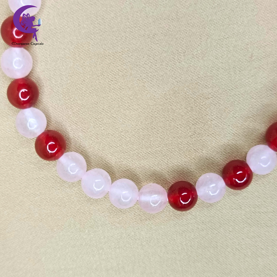 Unconditonal Love - Rose Quartz & Carnelian
