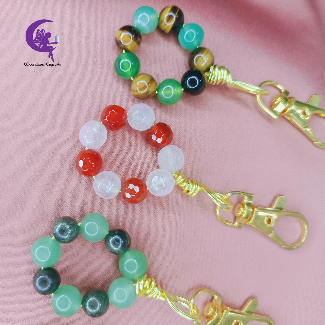 Circle of Life Crystal Keyring Collection