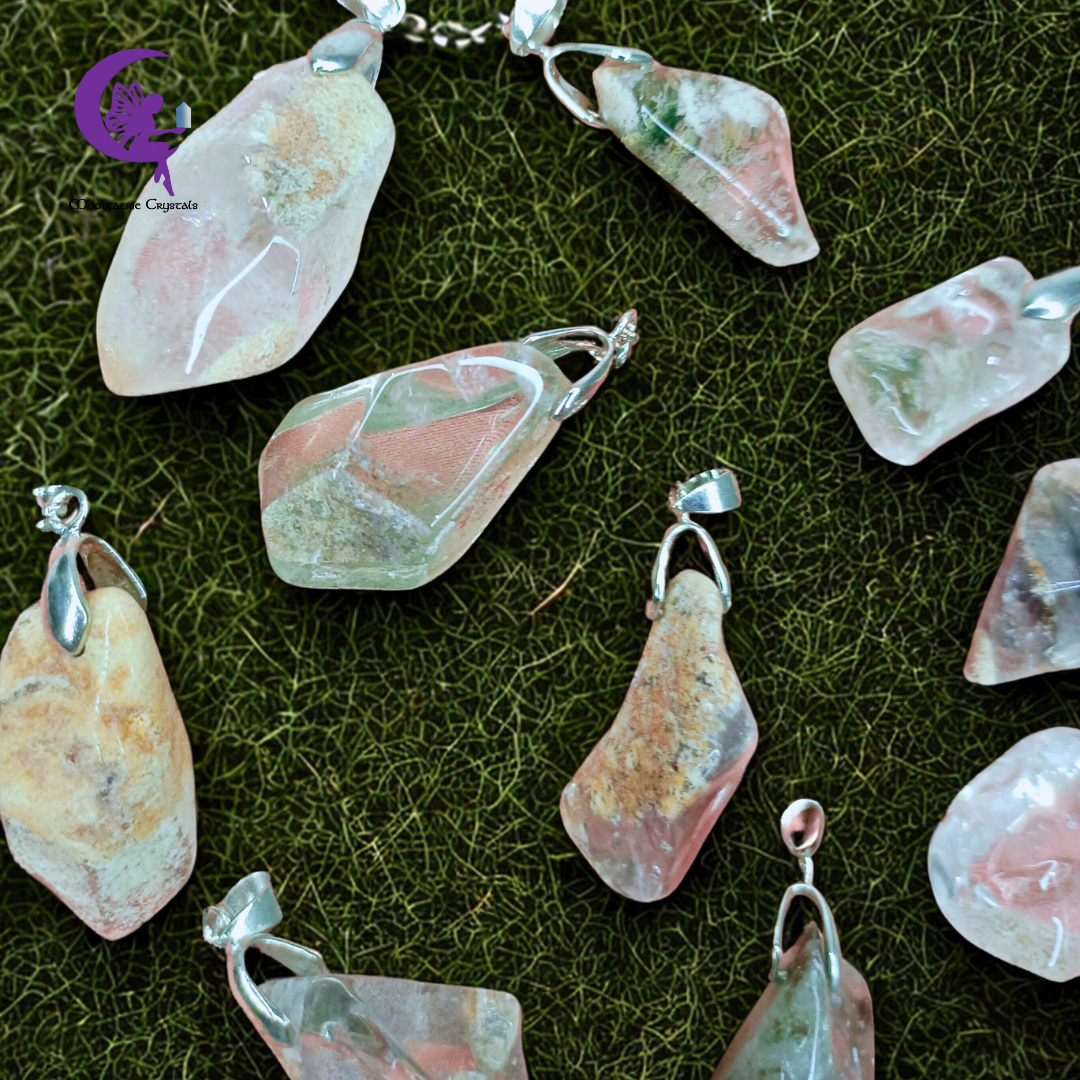 Lodolite Quartz Pendant – One Crystal, Infinite Inner Worlds