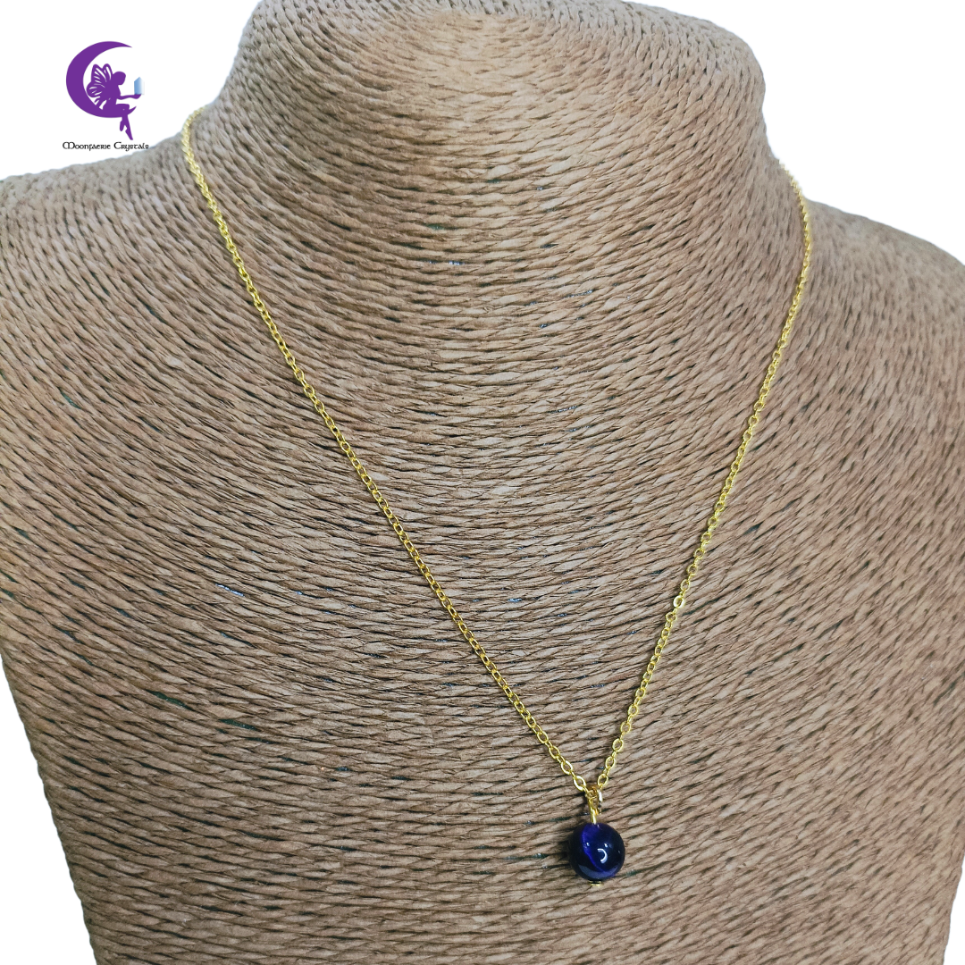 Purple Tiger’s Eye Necklace