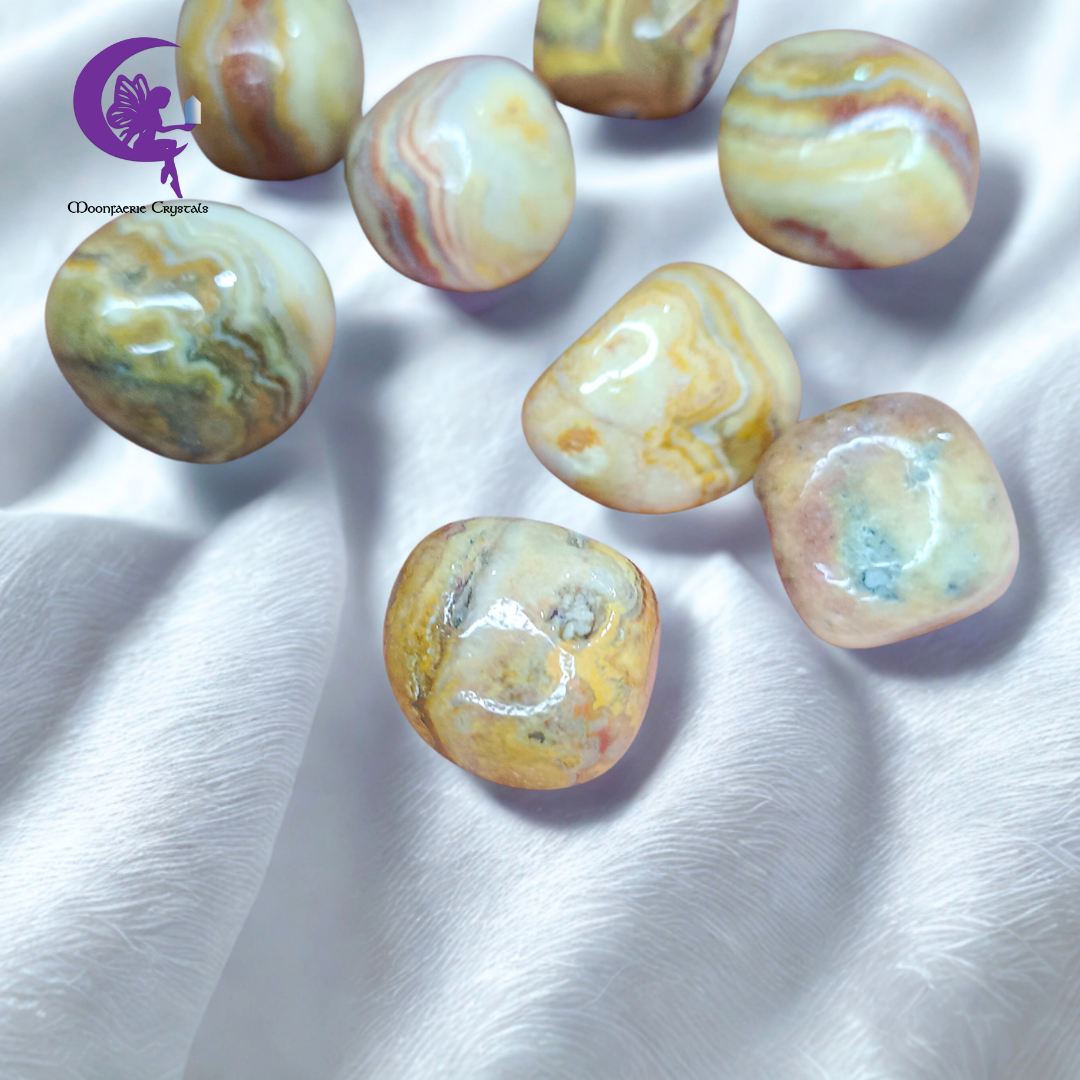Crazy Lace Agate Tumbled Stone