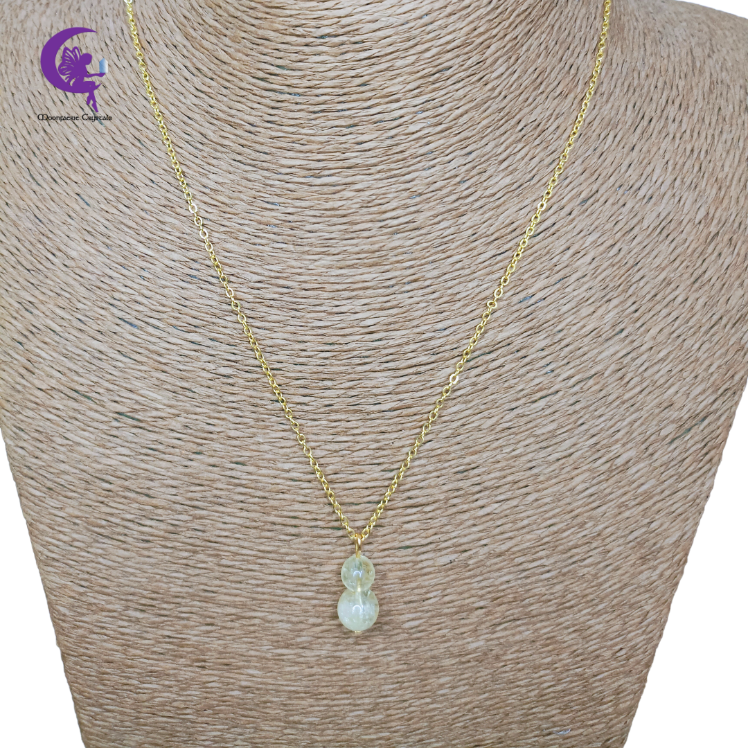 Mini Gourd Citrine Necklace