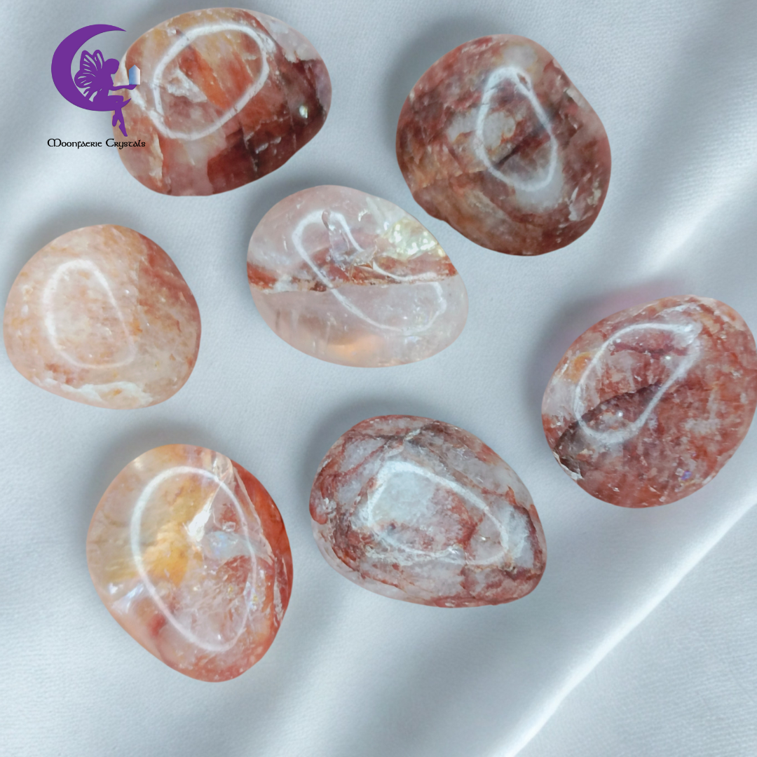 Fire Quartz Tumbled Stone