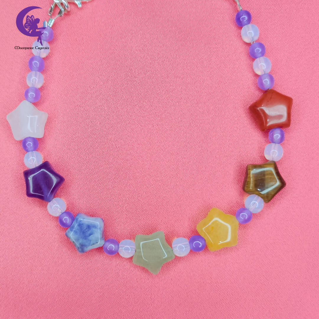 Seven Chakra Stars Bracelet