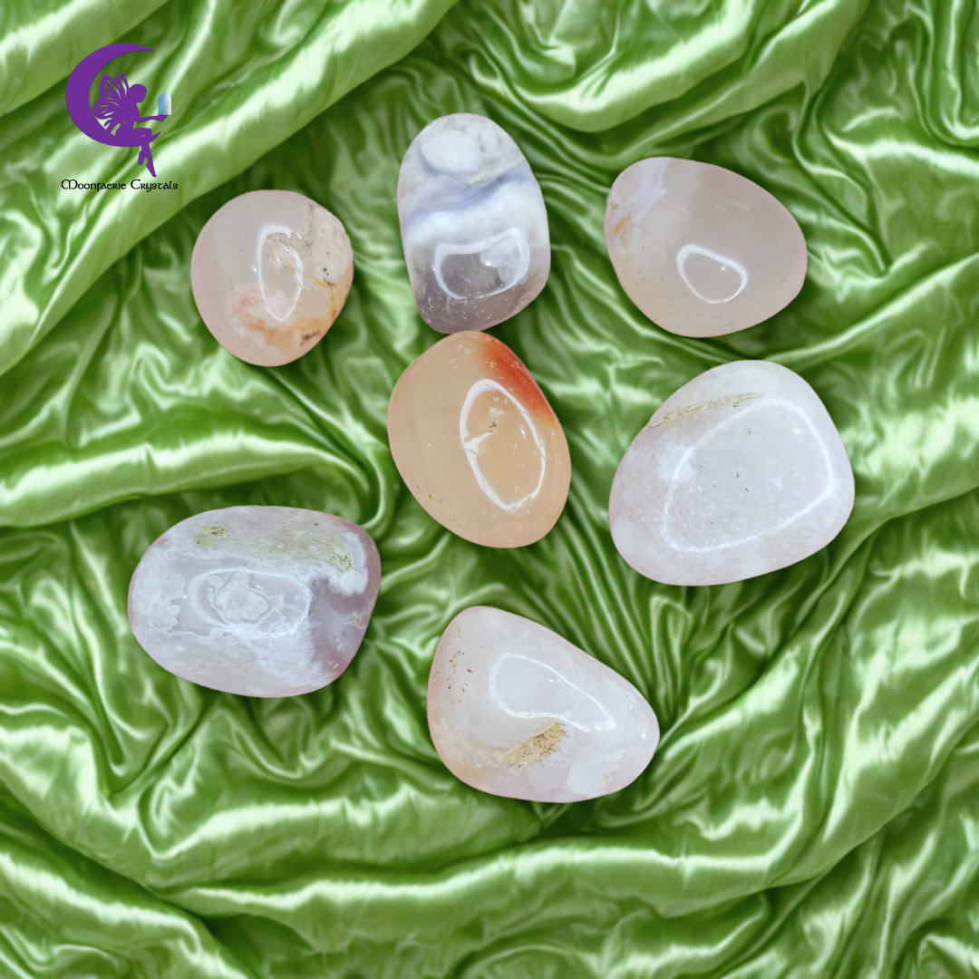 Cherry Agate Tumbled Stone