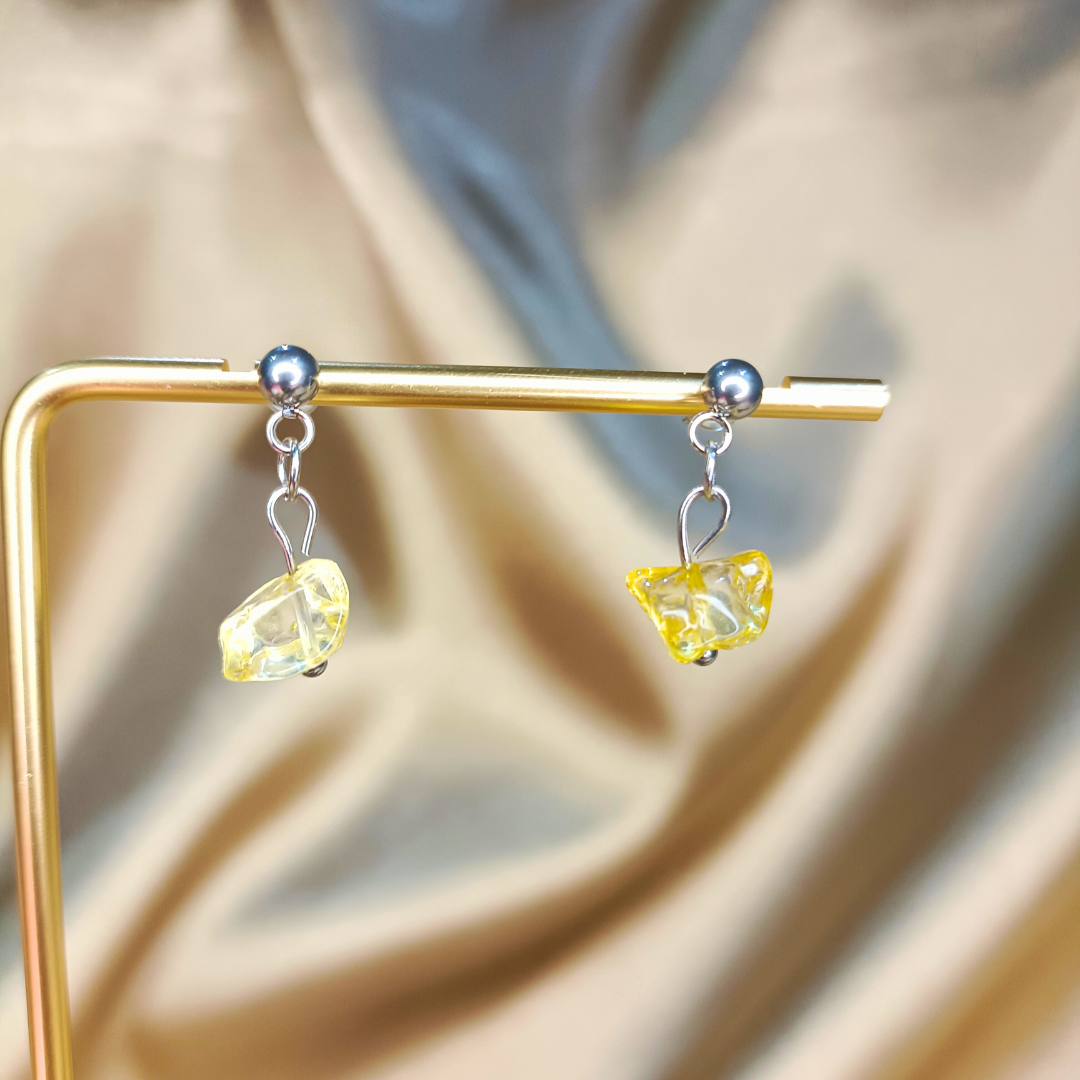 Abundance Magnet Citrine Chip Earrings
