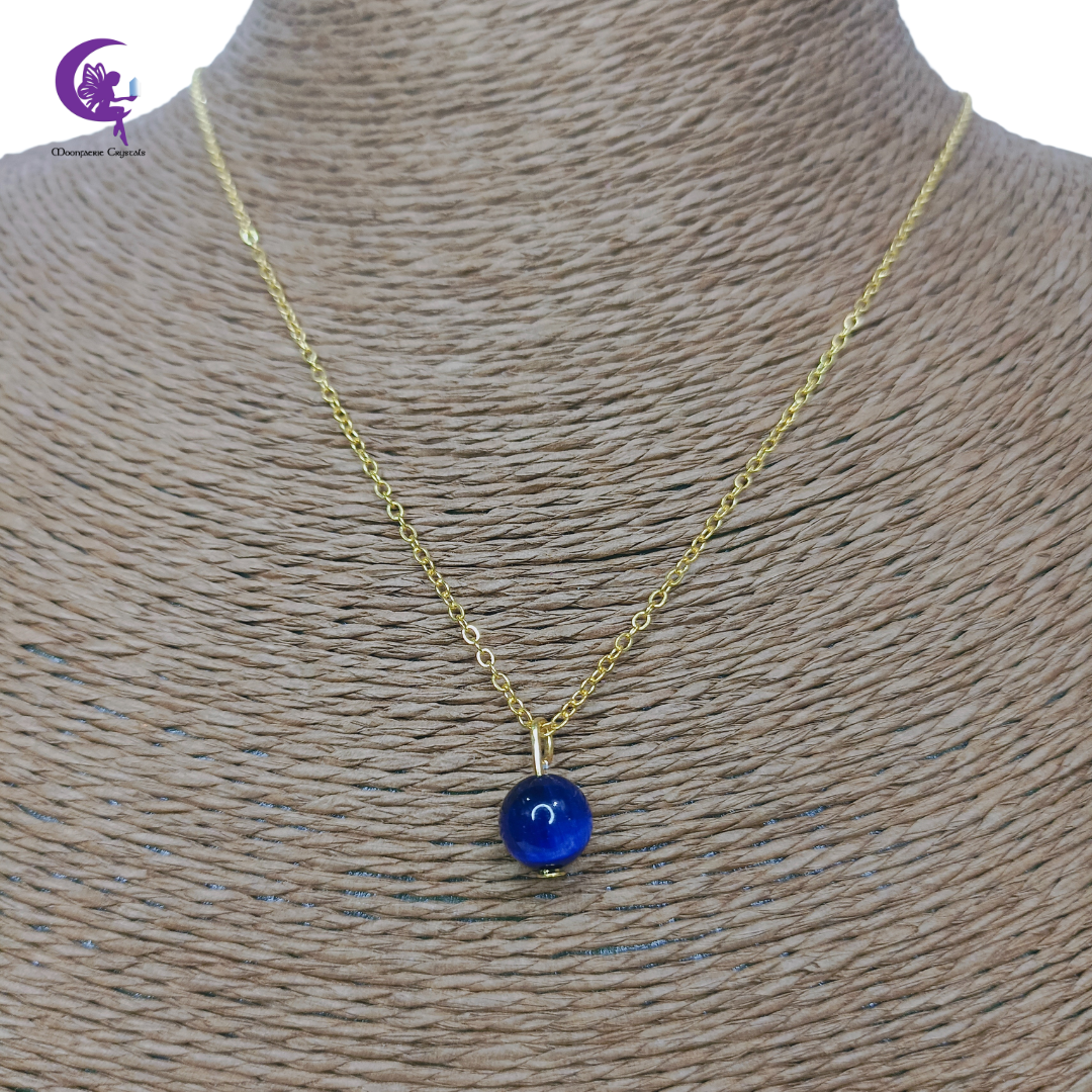 Blue Tiger’s Eye Necklace
