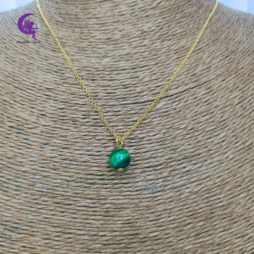 Green Tiger’s Eye Necklace