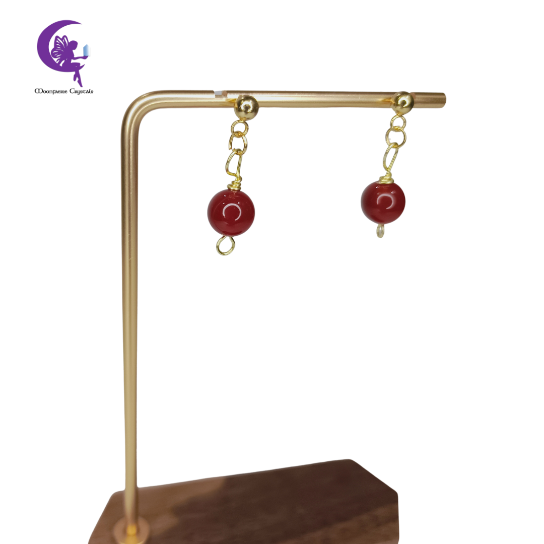 Carnelian Boldness Earrings