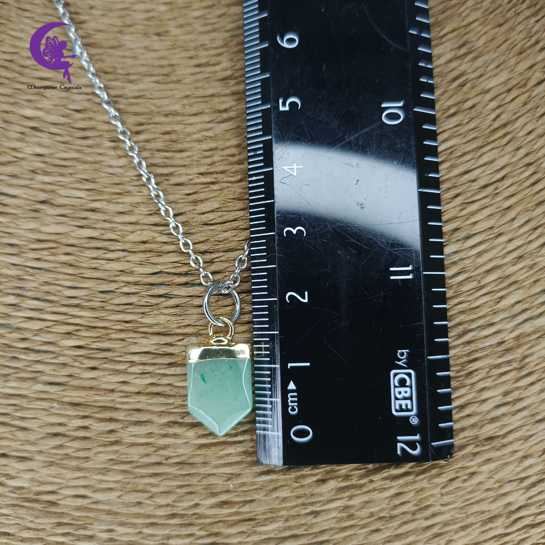 Green Aventurine Wealth Compass Necklace - Guides You Toward Abundance