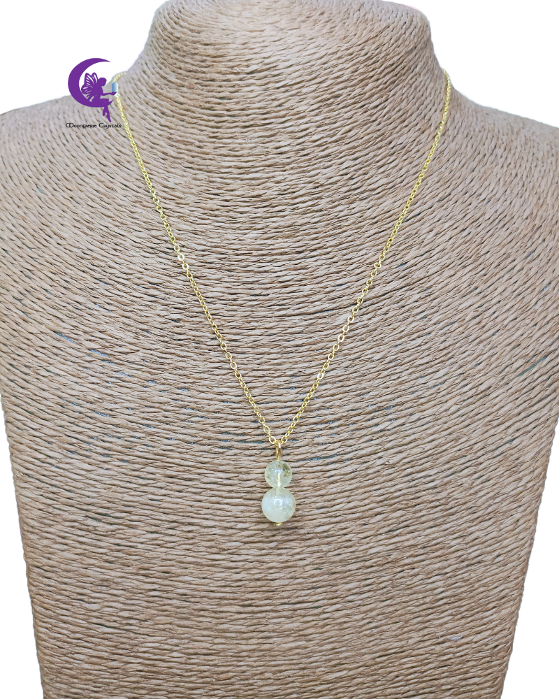 Mini Sun Citrine Necklace