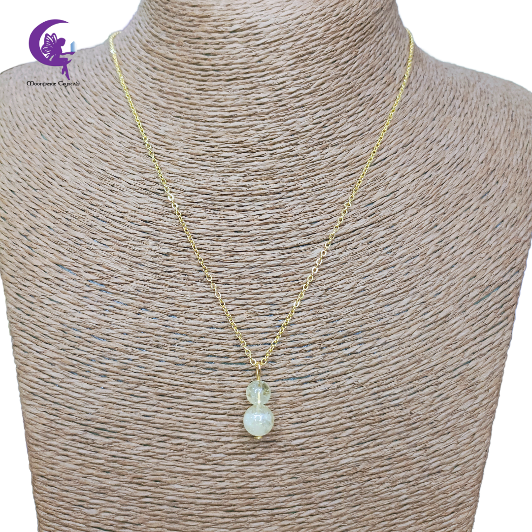 Mini Gourd Citrine Necklace