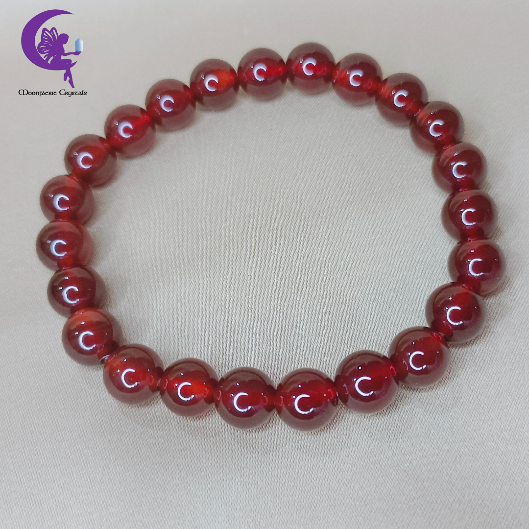 Carnelian bracelet 8mm