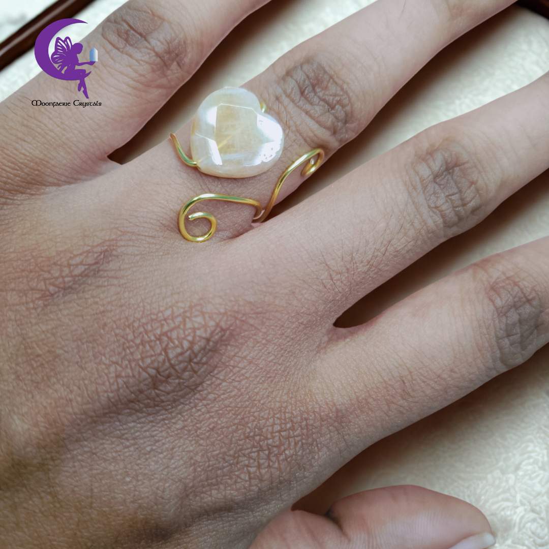 Solar Plexus Chakra Healer Ring- Citrine
