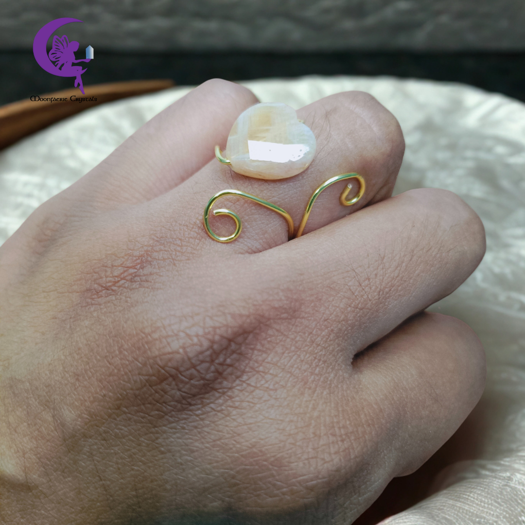 Solar Plexus Chakra Healer Ring- Citrine