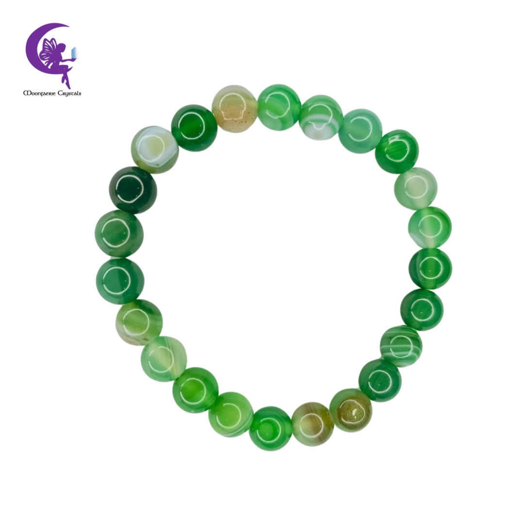 Green Agate Feng Shui Wealth & Harmony Bracelet