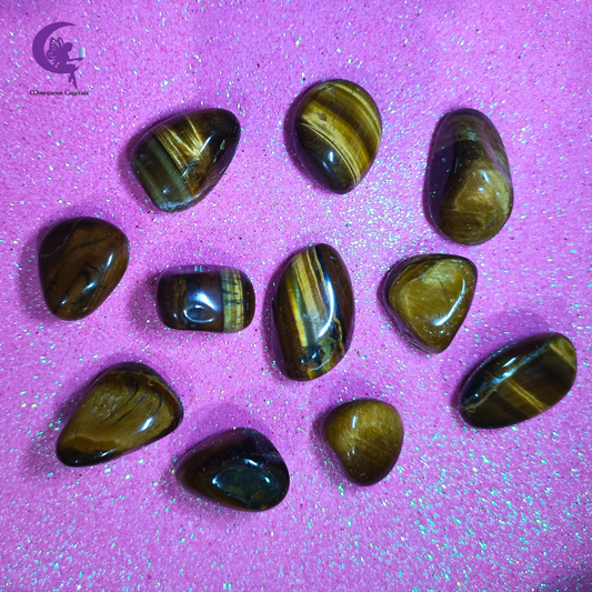 Tiger's Eye Tumbled Stones