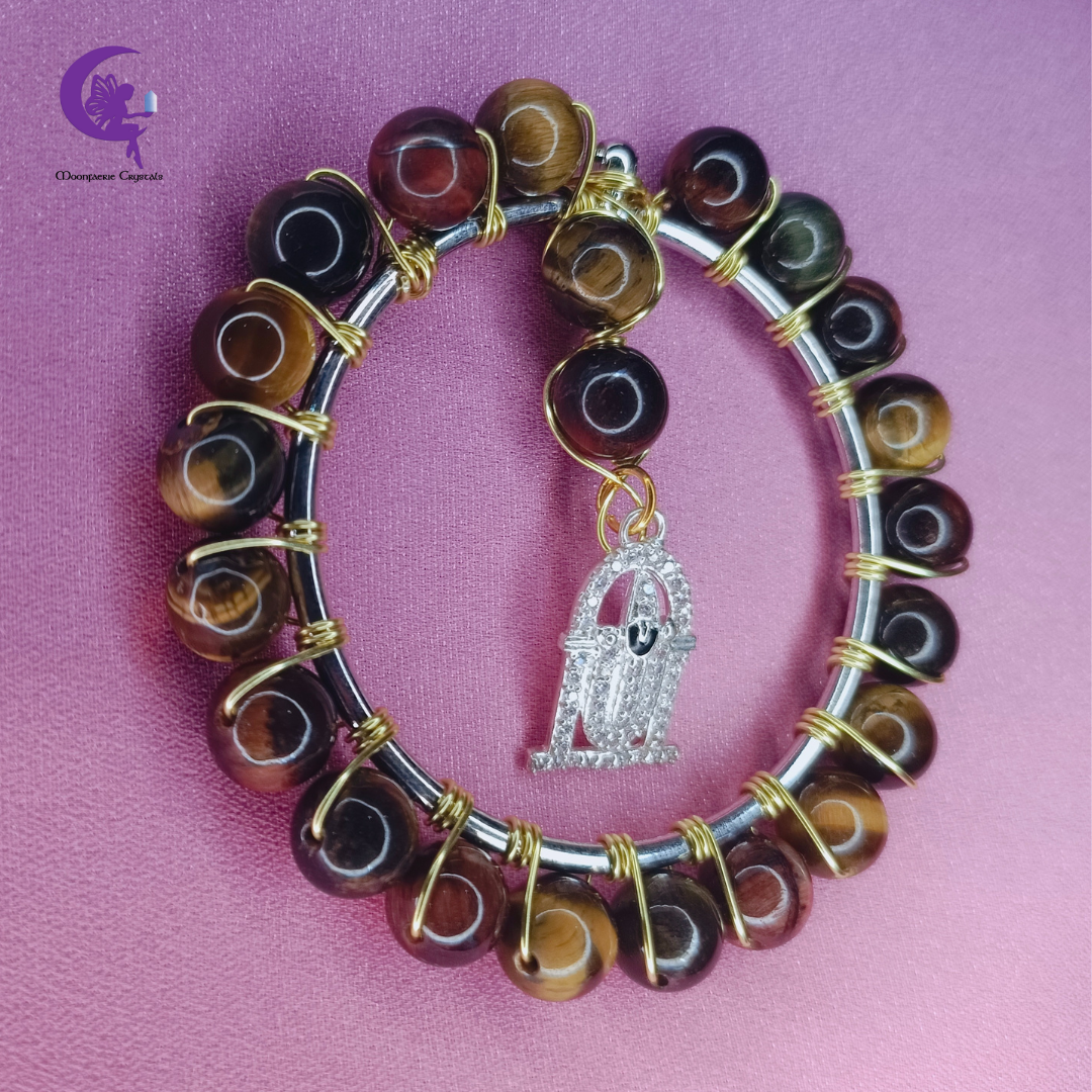 Divine Serenity - Tiger's Eye Lord Tirupathi Pendant