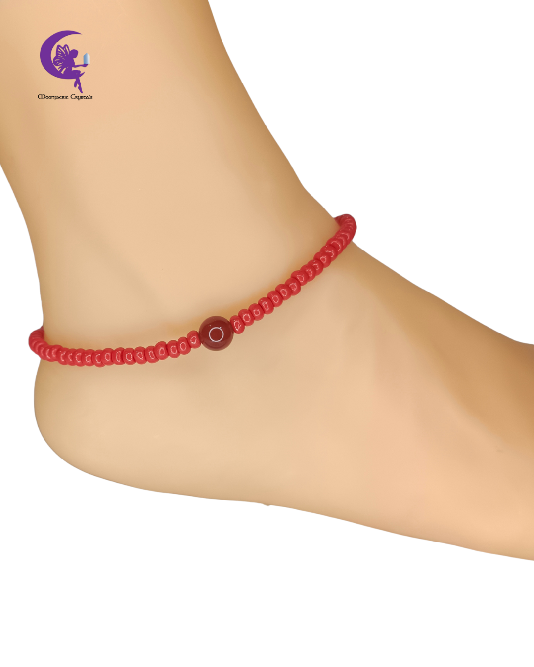 Carnelian Rise of The Phoenix Anklet