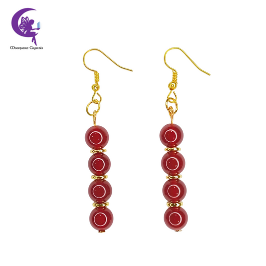 Carnelian Dangling Earrings