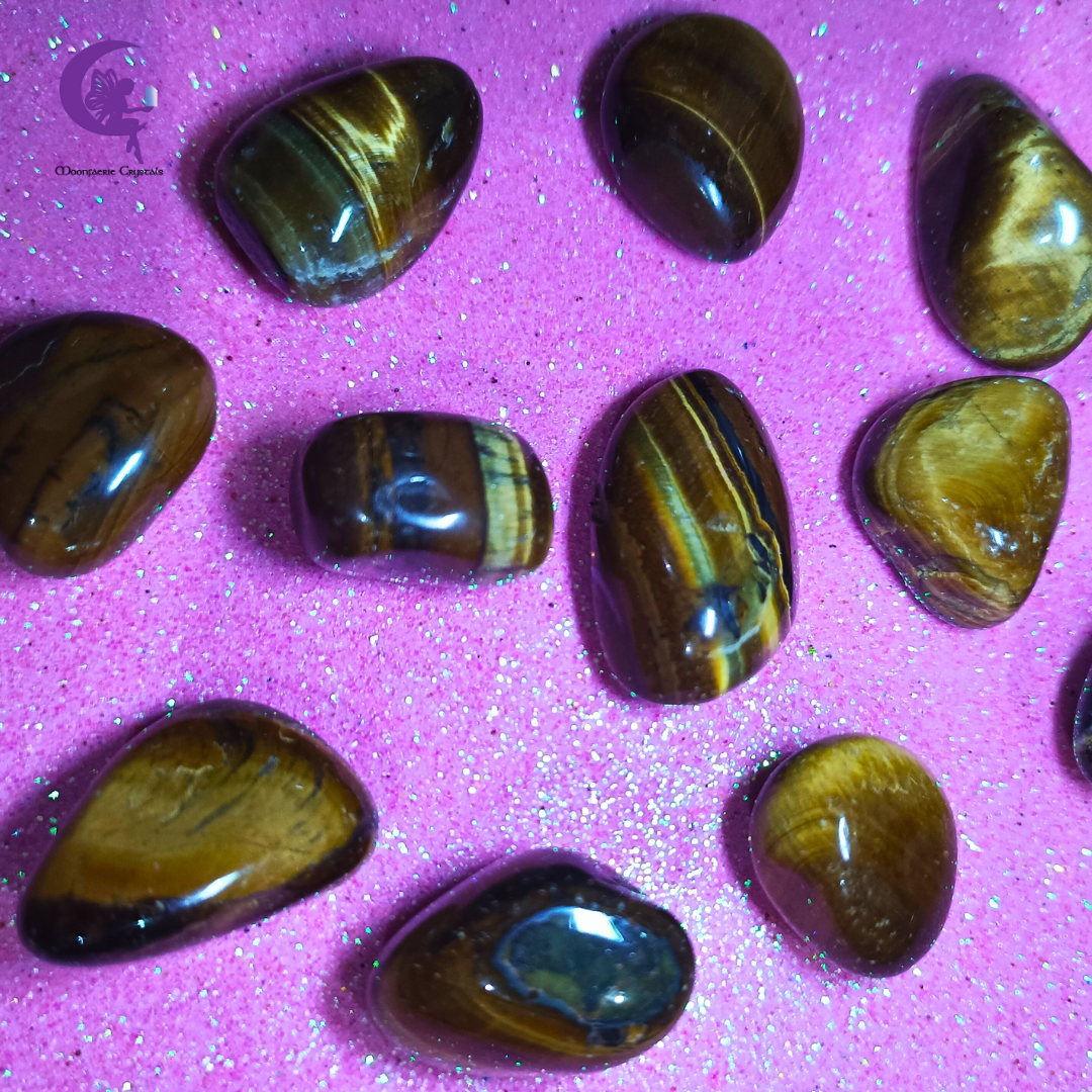 Tiger's Eye Tumbled Stones