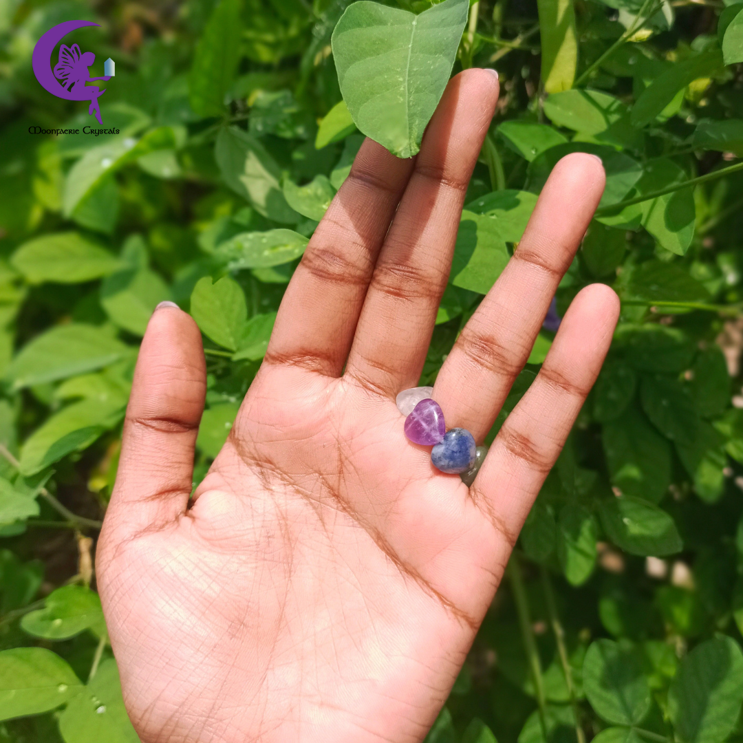 7 Chakra Aura Points Booster Rainbow Heart Ring